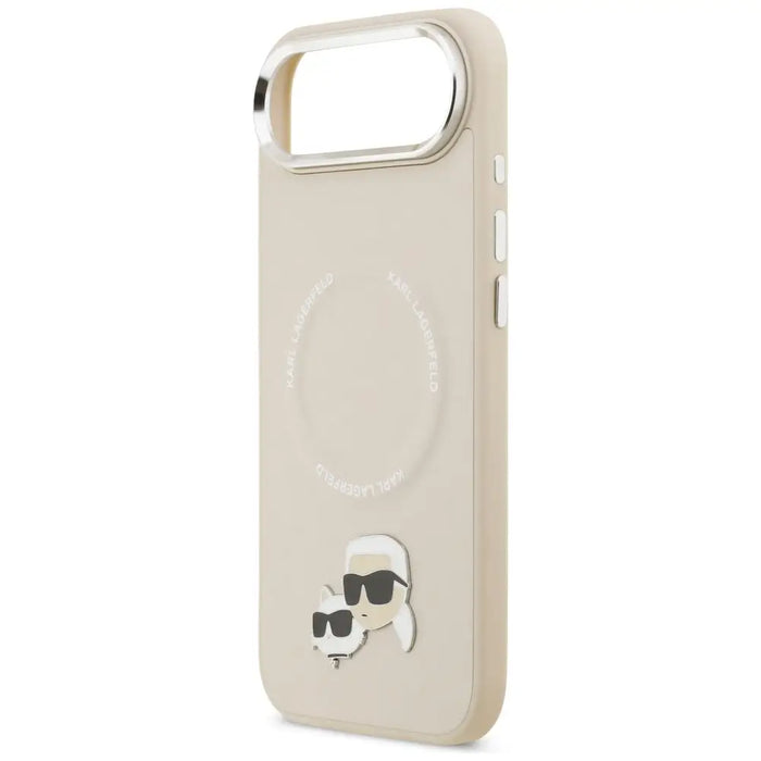 Karl Lagerfeld Karl & Choupette Pins MagSafe Case for iPhone Air - Beige - Cell phone cases and covers<<<HurtelXML