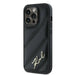 Karl Lagerfeld Diagonal Quilted Script case for iPhone 13 Pro / 13 - black - Cell phone cases and covers<<<HurtelXML