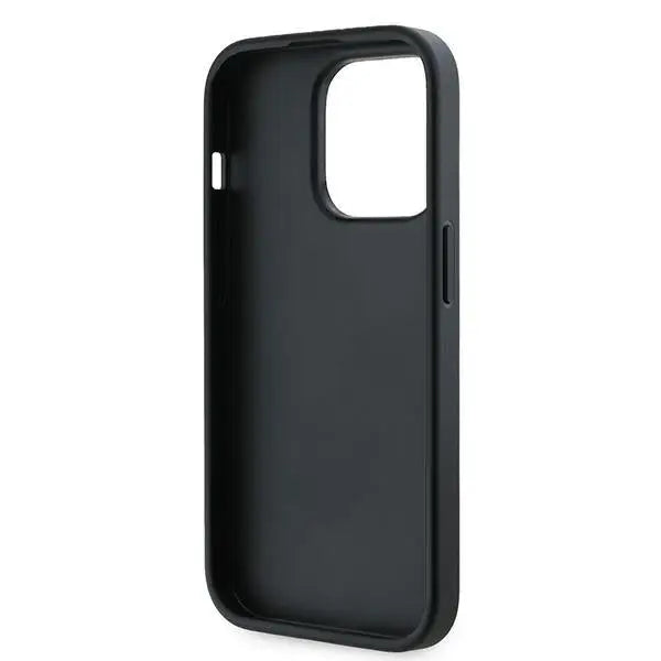 Karl Lagerfeld Diagonal Quilted Script case for iPhone 13 Pro / 13 - black - Cell phone cases and covers<<<HurtelXML