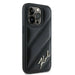 Karl Lagerfeld Diagonal Quilted Script case for iPhone 13 Pro / 13 - black - Cell phone cases and covers<<<HurtelXML