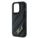 Karl Lagerfeld Diagonal Quilted Script case for iPhone 13 Pro / 13 - black - Cell phone cases and covers<<<HurtelXML
