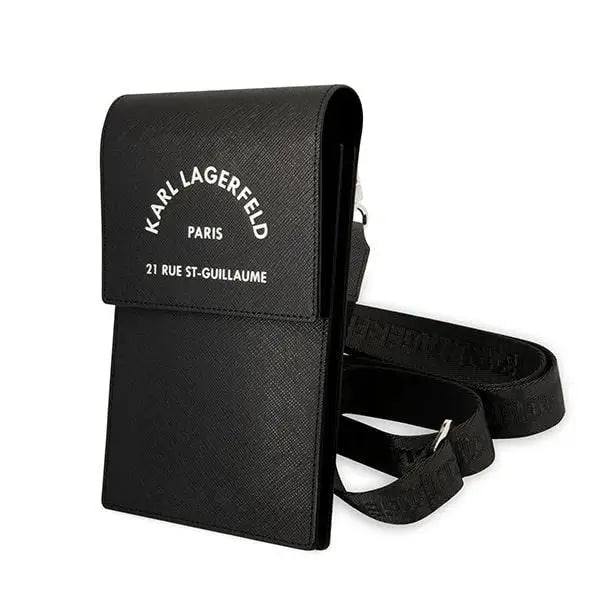 Karl Lagerfeld Embossed RSG handbag - black - Others<<<HurtelXML