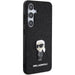 Karl Lagerfeld Fixed Glitter Ikonik Logo Metal Pin case for Samsung Galaxy S24+ - black - Cell phone cases