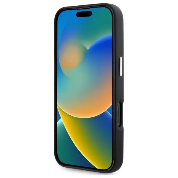 Karl Lagerfeld FW Metal Plate MagSafe iPhone 16 Pro Case - Black - Cell phone cases and covers<<<HurtelXML