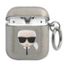 Karl Lagerfeld Glitter Karl’s Head Case for AirPods 1/2 - Black - Cell phone cases and covers<<<HurtelXML