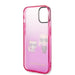 Karl Lagerfeld Gradient Ikonik Karl & Choupette Case for iPhone 14 / 15 / 13 6.1’’ - pink - Cell phone cases