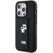 Karl Lagerfeld Gripstand Saffiano Karl&Choupette Pins case for iPhone 14 Pro Max - black - Cell phone cases