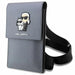 Karl Lagerfeld Handbag KLWBSAKCPMG silver/silver Saffiano Karl & Choupette - Cell phone cases and covers<<<HurtelXML