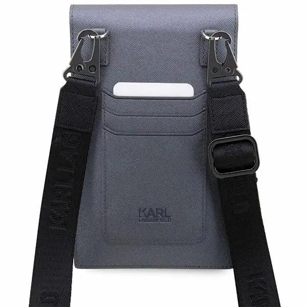 Karl Lagerfeld Handbag KLWBSAKCPMG silver/silver Saffiano Karl & Choupette - Cell phone cases and covers<<<HurtelXML