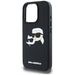 Karl Lagerfeld HC 3D Rubber Double Heads iPhone 16 Pro Case - Black - Cell phone cases and covers<<<HurtelXML