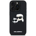 Karl Lagerfeld HC 3D Rubber Double Heads iPhone 16 Pro Max Case - Black - Cell phone cases and covers<<<HurtelXML