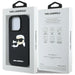 Karl Lagerfeld HC 3D Rubber Double Heads iPhone 16 Pro Max Case - Black - Cell phone cases and covers<<<HurtelXML