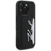 Karl Lagerfeld HC Grained PU Cardslot Metal Signature iPhone 16 Pro Max Case - Black - Cell phone cases