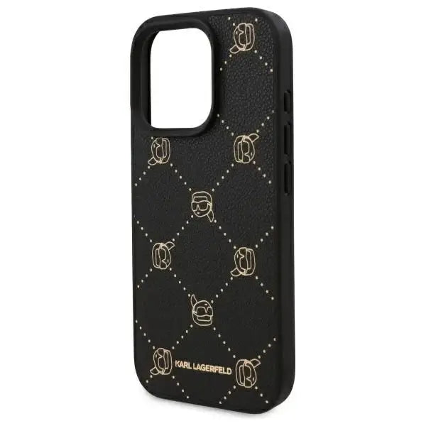 Karl Lagerfeld Karl Head Magsafe iPhone 16 Pro Case - Black - Cell phone cases and covers<<<HurtelXML