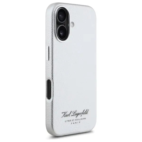 Karl Lagerfeld hotel RSG iPhone 16 case - gray - Cell phone cases and covers<<<HurtelXML