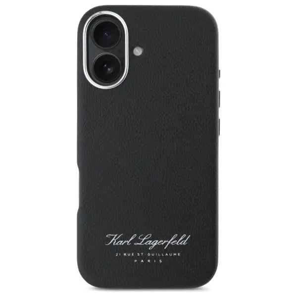 Karl Lagerfeld Hotel RSG iPhone 16 Pro Case - Black - Cell phone cases and covers<<<HurtelXML