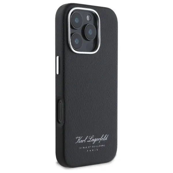 Karl Lagerfeld Hotel RSG iPhone 16 Pro Case - Black - Cell phone cases and covers<<<HurtelXML