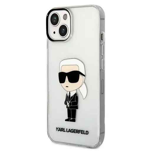 Karl Lagerfeld Ikonik Karl case for iPhone 14 Plus - transparent - Cell phone cases and covers<<<HurtelXML