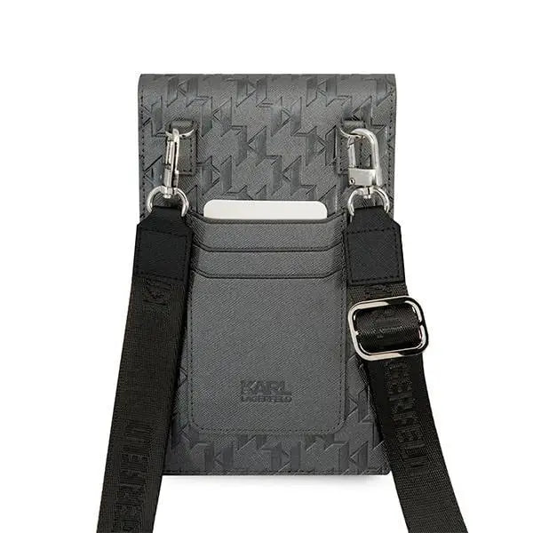 Karl Lagerfeld Ikonik Karl Monogram Patch bag - silver - Cell phone cases and covers<<<HurtelXML
