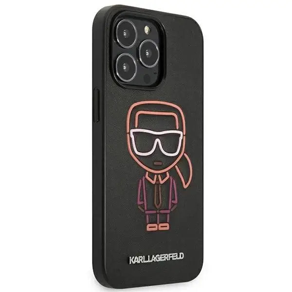Karl Lagerfeld Karl Ikonik Outline Case for iPhone 13 Pro Max 6.7’’ - Black - Cell phone cases and covers<<<HurtelXML