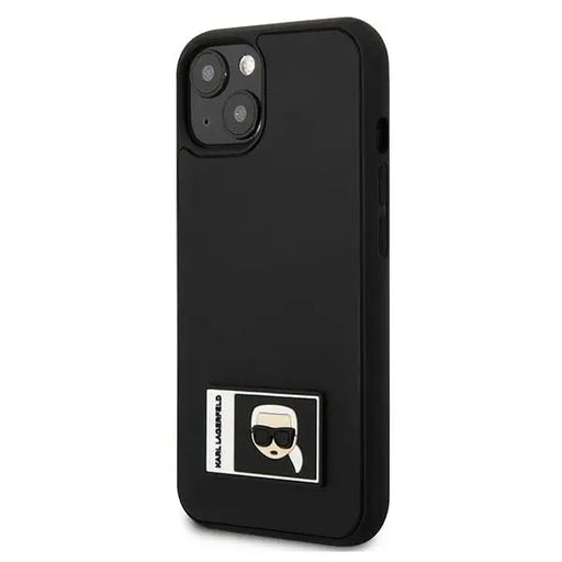 Karl Lagerfeld Ikonik Patch Case for iPhone 13 - Black - Cell phone cases and covers<<<HurtelXML