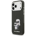 Karl Lagerfeld IML Aquarelle Karl & Choupette & Logo MagSafe Case for iPhone 17 Pro Max - Black - Cell phone cases