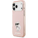 Karl Lagerfeld IML Aquarelle Choupette & Logo MagSafe Case for iPhone 17 Pro Max - Pink - Cell phone cases