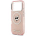 Karl Lagerfeld IML Choupette Head Logo MagSafe Case for iPhone 17 Pro Max - Pink - Cell phone cases