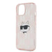 Karl Lagerfeld IML Choupette Head & Monogram case for iPhone 15 / 14 / 13 - pink - Cell phone cases