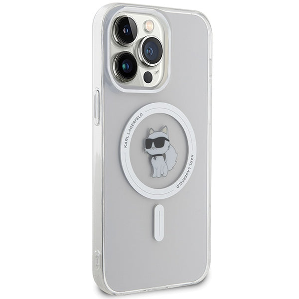 Karl Lagerfeld IML Choupette MagSafe case for iPhone 15 Pro Max - transparent - Cell phone cases and covers<<<HurtelXML