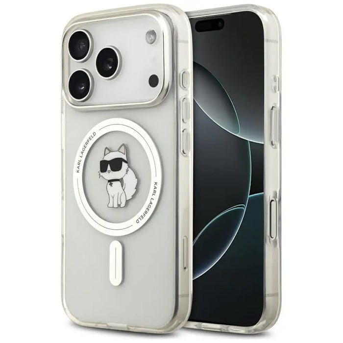 Karl Lagerfeld IML Choupette MagSafe Case for iPhone 17 Pro Max - Transparent - Cell phone cases and covers<<<HurtelXML