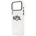 Karl Lagerfeld IML Choupette Sketch Logo MagSafe Case for iPhone 17 Pro - Clear - Cell phone cases