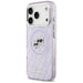 Karl Lagerfeld IML Glitter Karl & Choupette Heads Logo MagSafe Case for iPhone 17 Pro Max - Purple - Cell phone cases