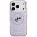 Karl Lagerfeld IML Glitter Karl & Choupette Heads Logo MagSafe Case for iPhone 17 Pro Max - Purple - Cell phone cases