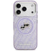 Karl Lagerfeld IML Glitter Karl & Choupette Heads Logo MagSafe Case for iPhone 17 Pro - Purple - Cell phone cases