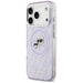 Karl Lagerfeld IML Glitter Karl & Choupette Heads Logo MagSafe Case for iPhone 17 Pro - Purple - Cell phone cases