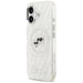 Karl Lagerfeld IML Glitter Karl & Choupette Heads Logo MagSafe iPhone 17 Case - Gray - Cell phone cases