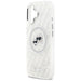 Karl Lagerfeld IML Glitter Karl & Choupette Heads Logo MagSafe iPhone 17 Case - Gray - Cell phone cases