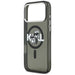 Karl Lagerfeld IML Glitter Karl & Choupette Sketch Logo MagSafe Case for iPhone 17 Pro Max - Black - Cell phone cases