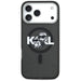 Karl Lagerfeld IML Glitter Karl & Choupette Sketch Logo MagSafe Case for iPhone 17 Pro Max - Black - Cell phone cases