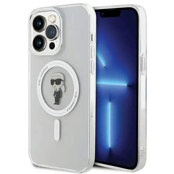 Karl Lagerfeld IML Ikonik MagSafe case for iPhone 15 Pro Max - transparent - Cell phone cases and covers<<<HurtelXML