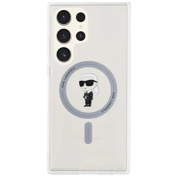 Karl Lagerfeld IML Ikonik MagSafe case for Samsung Galaxy S23 Ultra - transparent - Cell phone cases