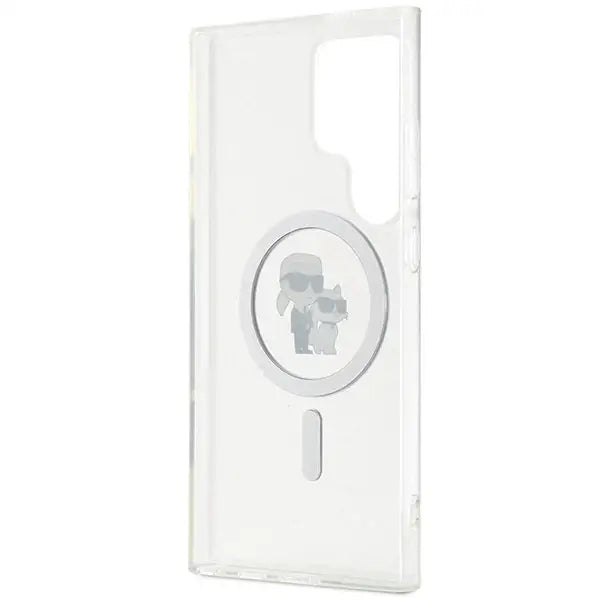 Karl Lagerfeld IML Karl&Choupette MagSafe case for Samsung Galaxy S24 Ultra - transparent - Cell phone cases