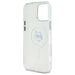 Karl Lagerfeld IML Metal Choupette Head MagSafe iPhone 16 Pro Case - White - Cell phone cases and covers<<<HurtelXML