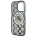 Karl Lagerfeld IML Monogram Karl & Choupette Head MagSafe Case for iPhone 16 Pro Max - Black - Cell phone cases