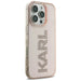 Karl Lagerfeld IML Rhinestones Logo iPhone 16 Pro Max Case - Pink - Cell phone cases and covers<<<HurtelXML