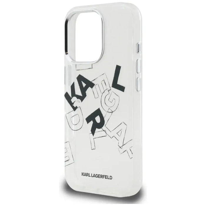 Karl Lagerfeld IML Sketched Graphic Case for iPhone 16 Pro Max - Clear - Cell phone cases and covers<<<HurtelXML