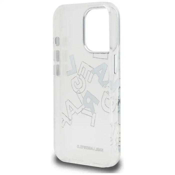 Karl Lagerfeld IML Sketched Graphic Case for iPhone 16 Pro Max - Clear - Cell phone cases and covers<<<HurtelXML