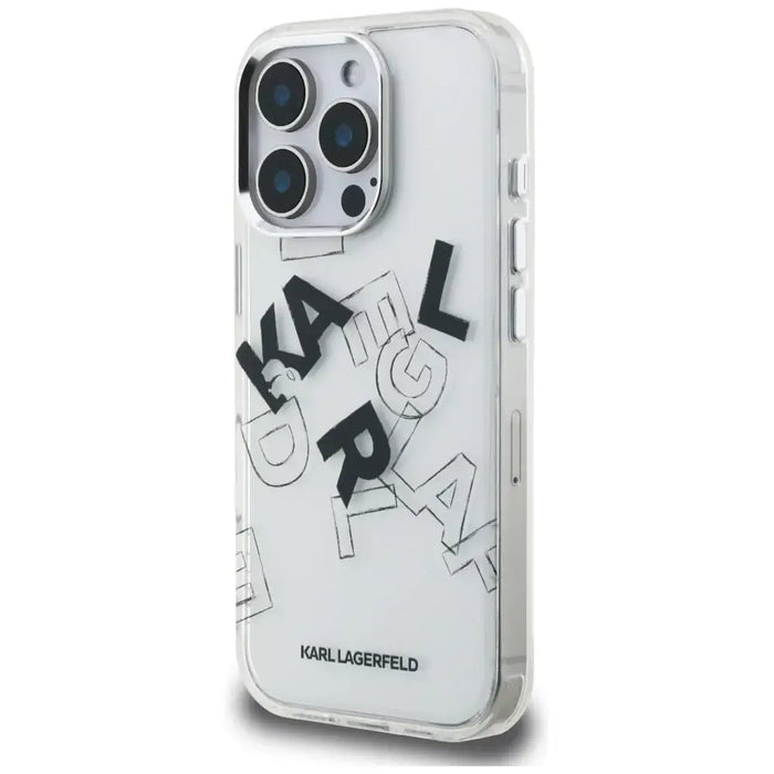 Karl Lagerfeld IML Sketched Graphic Case for iPhone 16 Pro Max - Clear - Cell phone cases and covers<<<HurtelXML