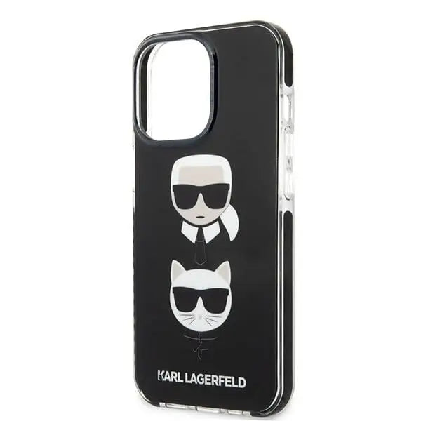 Karl Lagerfeld Karl&Choupette Head Case for iPhone 13 Pro Max - Black - Cell phone cases and covers<<<HurtelXML